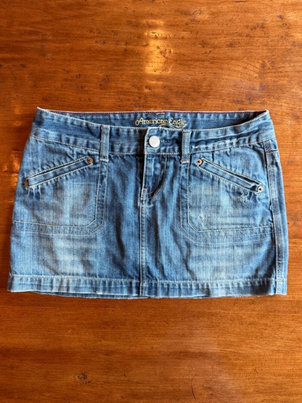 American Eagle Jean Mini Skirt – 4